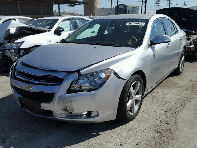 1G1ZC5E14BF379333 - 2011 CHEVROLET MALIBU 1LT SILVER photo 2