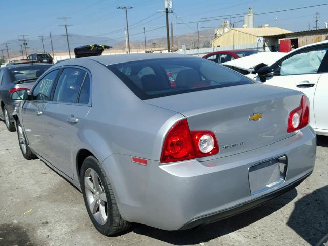 1G1ZC5E14BF379333 - 2011 CHEVROLET MALIBU 1LT SILVER photo 3