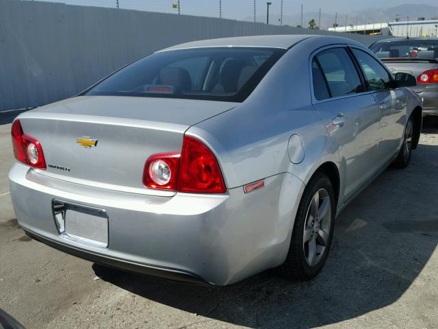1G1ZC5E14BF379333 - 2011 CHEVROLET MALIBU 1LT SILVER photo 4