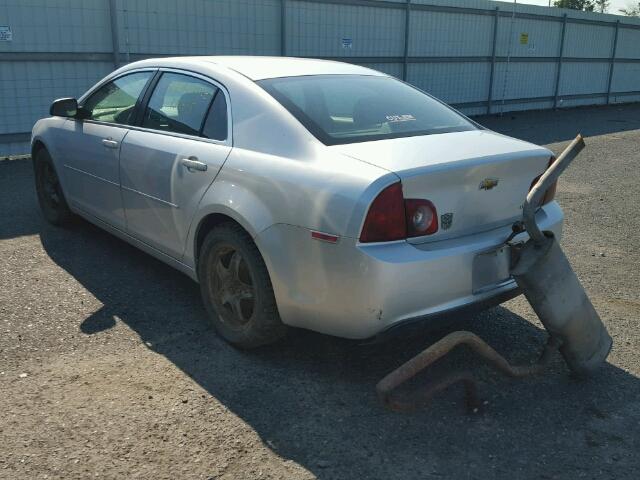 1G1ZG57B194232032 - 2009 CHEVROLET MALIBU LS SILVER photo 3