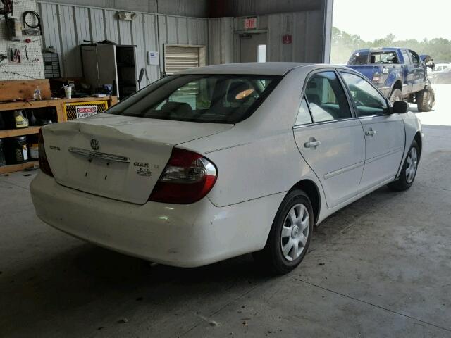 4T1BE32K94U287083 - 2004 TOYOTA CAMRY LE WHITE photo 4