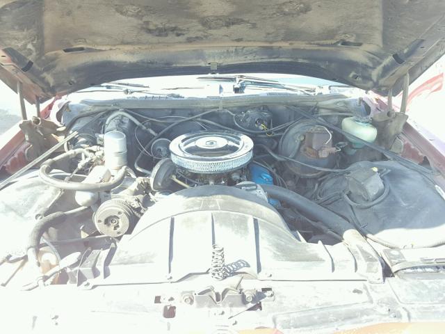 2J57Y7A197595 - 1977 PONTIAC GRAND PRIX RED photo 7