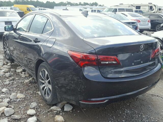 19UUB1F53FA011518 - 2015 ACURA TLX TECH رمادي صورة 3