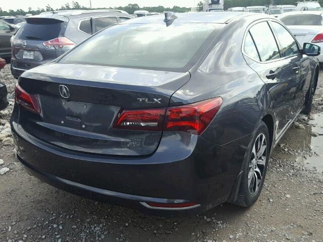 19UUB1F53FA011518 - 2015 ACURA TLX TECH رمادي صورة 4