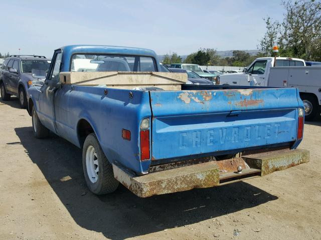 CE141Z610961 - 1971 CHEVROLET C10 PICKUP BLUE photo 3