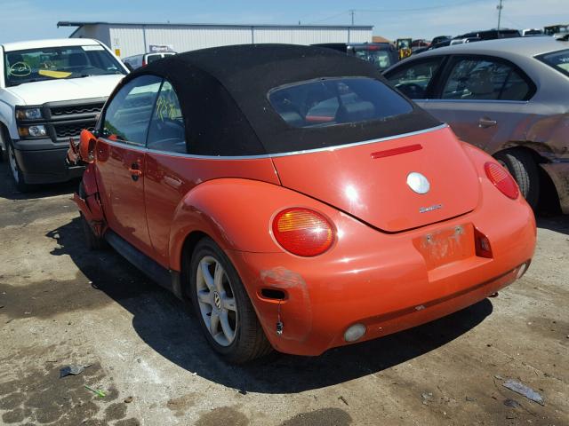 3VWCD31Y95M359226 - 2005 VOLKSWAGEN NEW BEETLE წითელი ფოტო 3