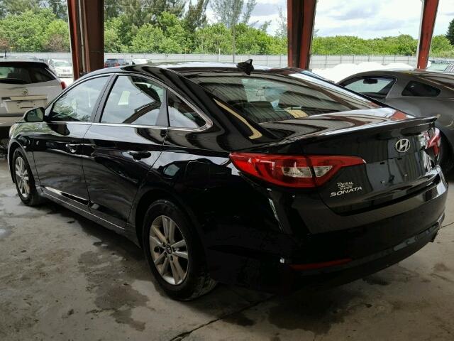 5NPE24AF7GH402931 - 2016 HYUNDAI SONATA SE BLACK photo 3