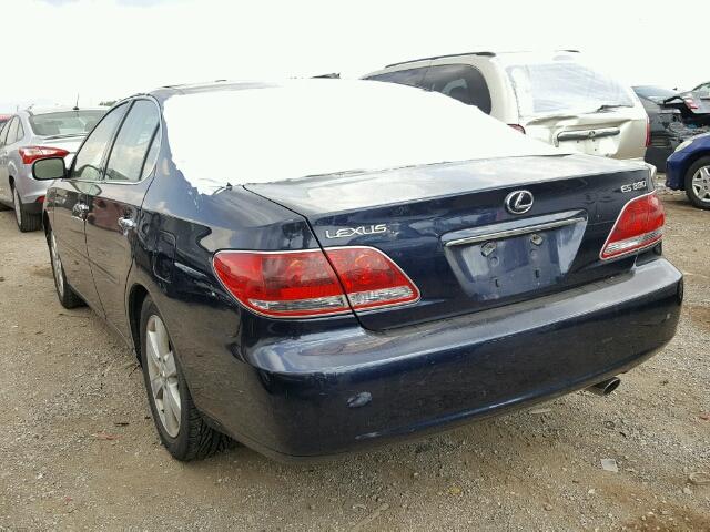 JTHBA30G365160596 - 2006 LEXUS ES 330 BLUE photo 3