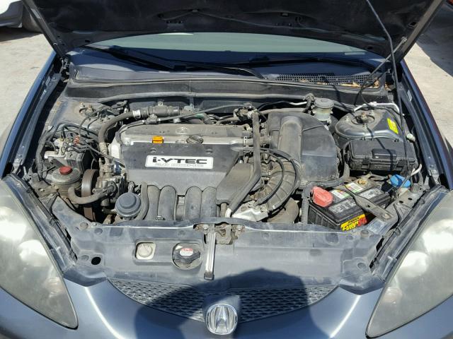 JH4DC54806S002705 - 2006 ACURA RSX GRAY photo 7