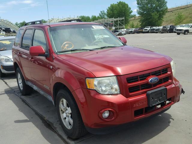 1FMCU94138KB68249 - 2008 FORD ESCAPE LIM RED photo 1