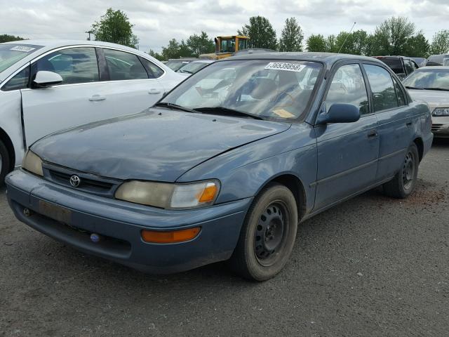 1NXBB02E9TZ489888 - 1996 TOYOTA COROLLA DX GREEN photo 2