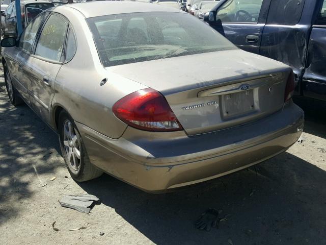 1FAFP56U76A129987 - 2006 FORD TAURUS SEL TAN photo 3