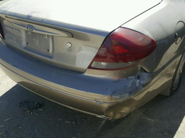 1FAFP56U76A129987 - 2006 FORD TAURUS SEL TAN photo 9