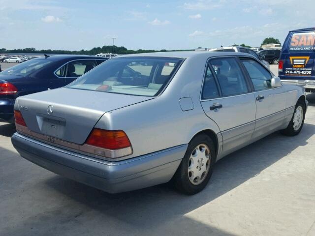 WDBGA43E0SA233088 - 1995 MERCEDES-BENZ S 420 SILVER photo 4