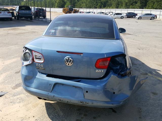 WVWFA71F68V017922 - 2008 VOLKSWAGEN EOS LUX 蓝色 照片 9