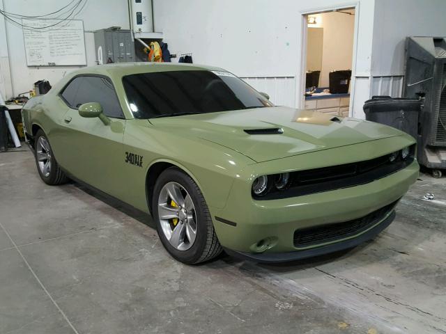 2C3CDZAG7GH172523 - 2016 DODGE CHALLENGER GREEN photo 1