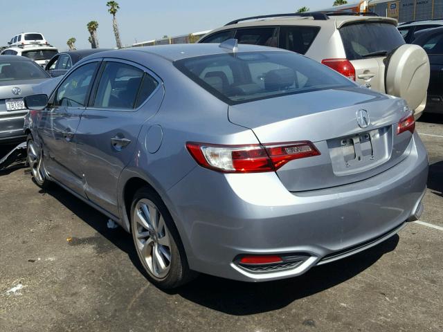 19UDE2F39GA014503 - 2016 ACURA ILX BASE SILVER photo 3