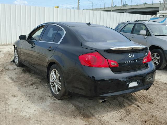 JN1CV6AP6BM510056 - 2011 INFINITI G37 BASE BLACK photo 3