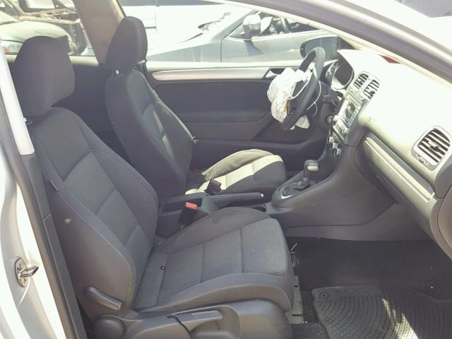 WVWBB7AJ2AW409618 - 2010 VOLKSWAGEN GOLF SILVER photo 5