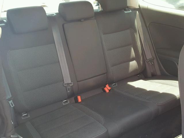 WVWBB7AJ2AW409618 - 2010 VOLKSWAGEN GOLF SILVER photo 6