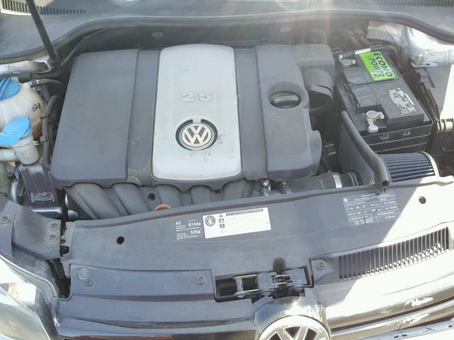 WVWBB7AJ2AW409618 - 2010 VOLKSWAGEN GOLF SILVER photo 7