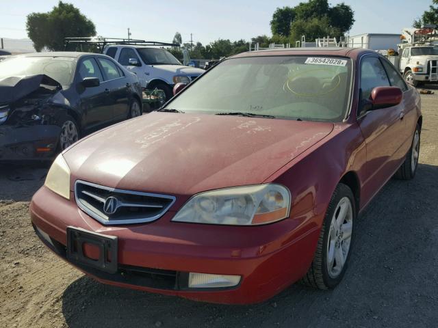 19UYA42651A013834 - 2001 ACURA 3.2CL TYPE RED photo 2