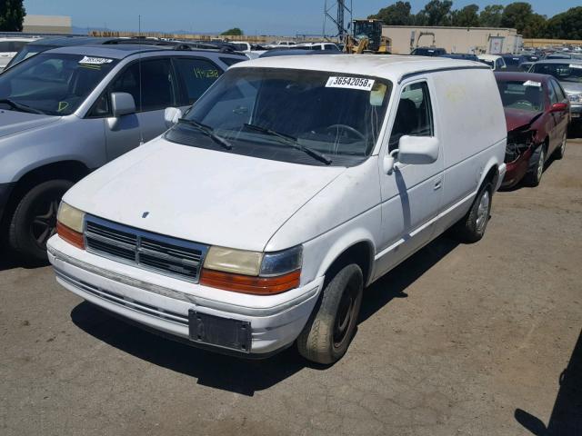 2B7FK1133MR315860 - 1991 DODGE CARAVAN C/ WHITE photo 2