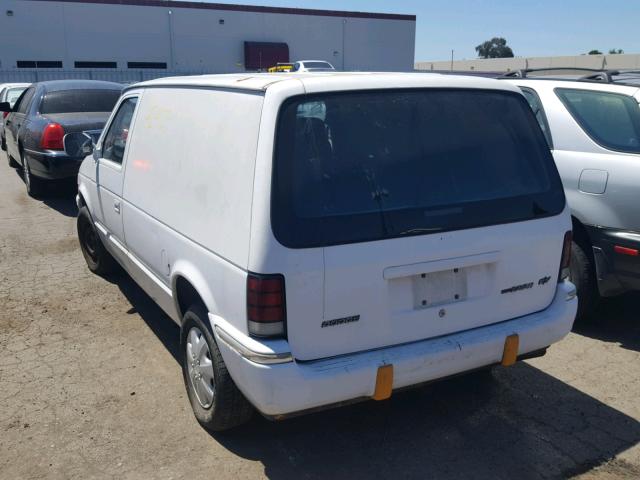 2B7FK1133MR315860 - 1991 DODGE CARAVAN C/ WHITE photo 3