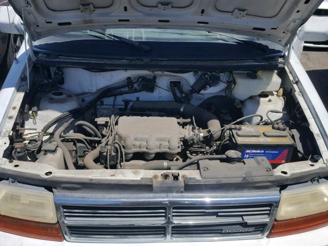 2B7FK1133MR315860 - 1991 DODGE CARAVAN C/ WHITE photo 7