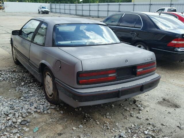 2G4WB14T5L1441559 - 1990 BUICK REGAL CUST GRAY photo 3