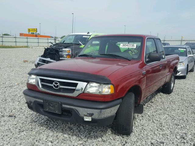 4F4YR46VX3TM09894 - 2003 MAZDA B3000 CAB BURGUNDY photo 2