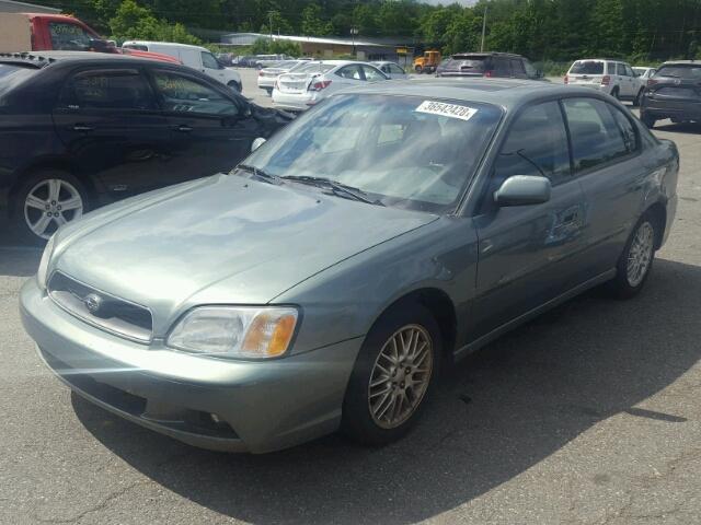 4S3BE635837217716 - 2003 SUBARU LEGACY L GREEN photo 2