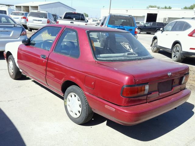 1N4EB32A8PC817710 - 1993 NISSAN SENTRA E BURGUNDY photo 3