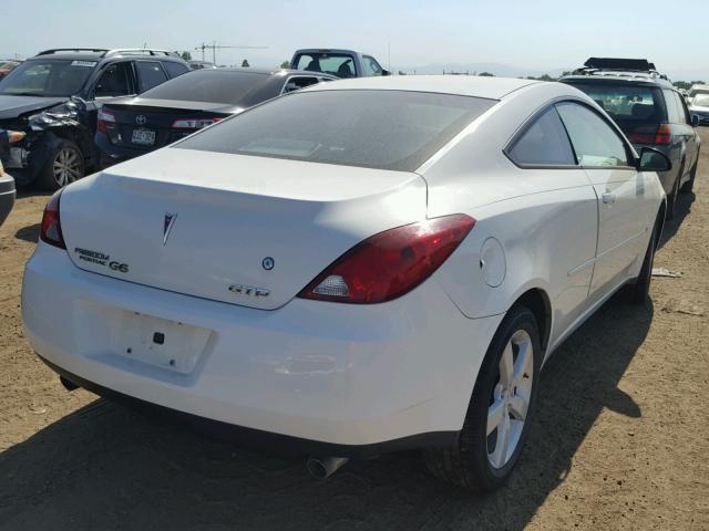 1G2ZM171564190402 - 2006 PONTIAC G6 GTP WHITE photo 4