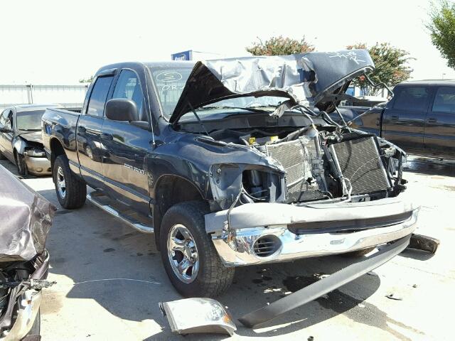 1D7HU18P47J637207 - 2007 DODGE RAM 1500 BLACK photo 1