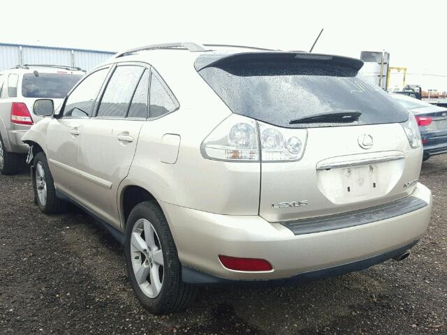 2T2HK31U67C021091 - 2007 LEXUS RX GOLD photo 3