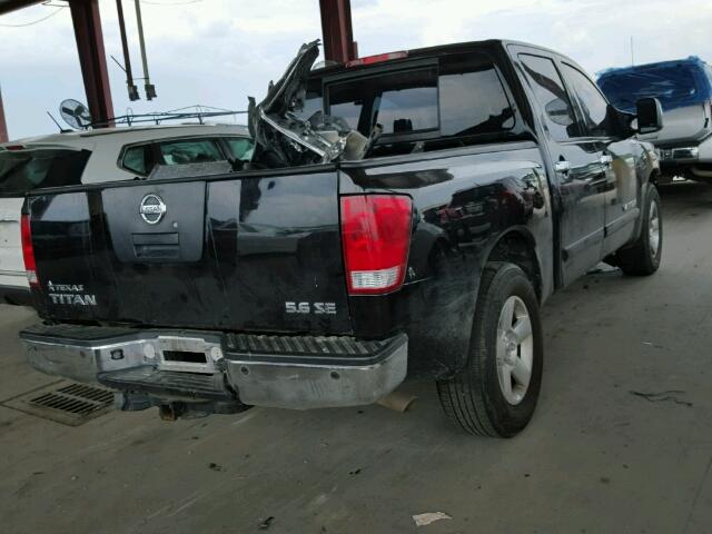 1N6BA07A97N246544 - 2007 NISSAN TITAN BLACK photo 4