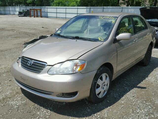 2T1BR30E37C813635 - 2007 TOYOTA COROLLA CE BEIGE photo 2