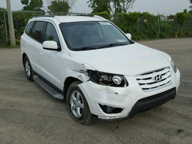 5NMSG4AG1AH370785 - 2010 HYUNDAI SANTA FE G WHITE photo 1