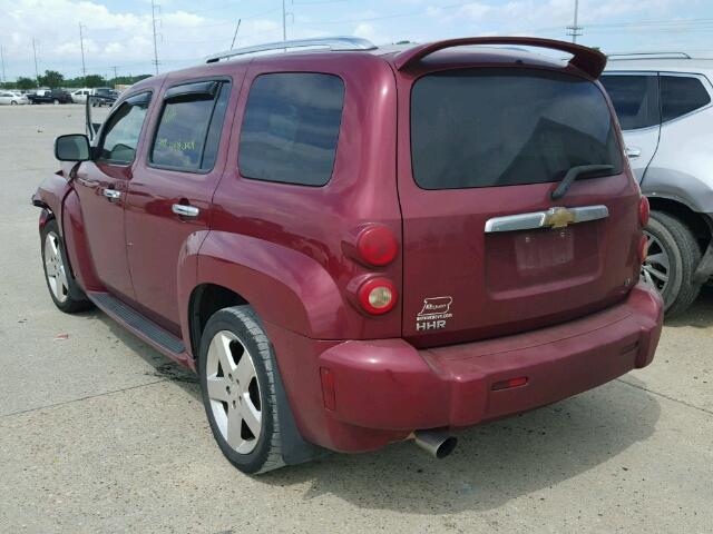 3GNDA23P16S637989 - 2006 CHEVROLET HHR RED photo 3