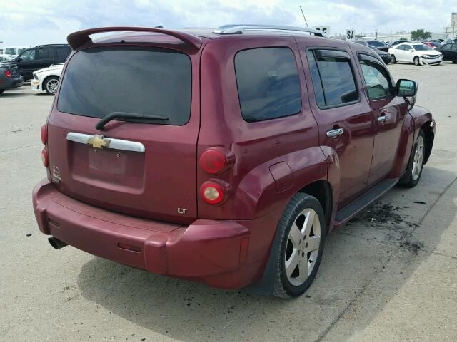 3GNDA23P16S637989 - 2006 CHEVROLET HHR RED photo 4