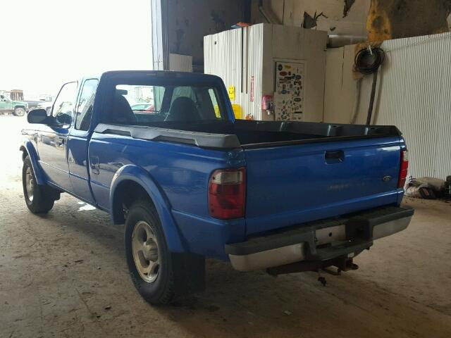 1FTZR15X7YPB02293 - 2000 FORD RANGER SUP BLUE photo 3