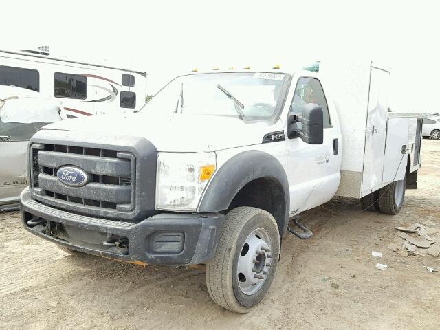 1FDUF4GY5FEC72019 - 2015 FORD F450 SUPER WHITE photo 2