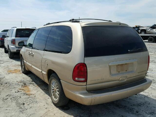 1C4GP44G2YB558859 - 2000 CHRYSLER TOWN & COU GOLD photo 3