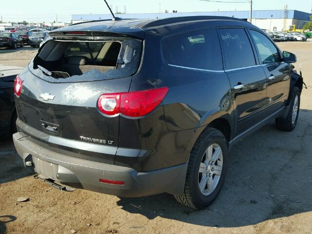 1GNKRGEDXBJ237862 - 2011 CHEVROLET TRAVERSE L GRAY photo 4