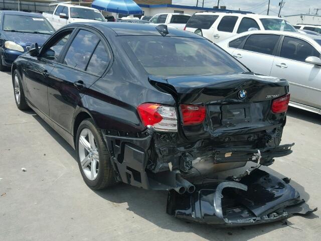 WBA3C1C59CF430285 - 2012 BMW 328 BLACK photo 3