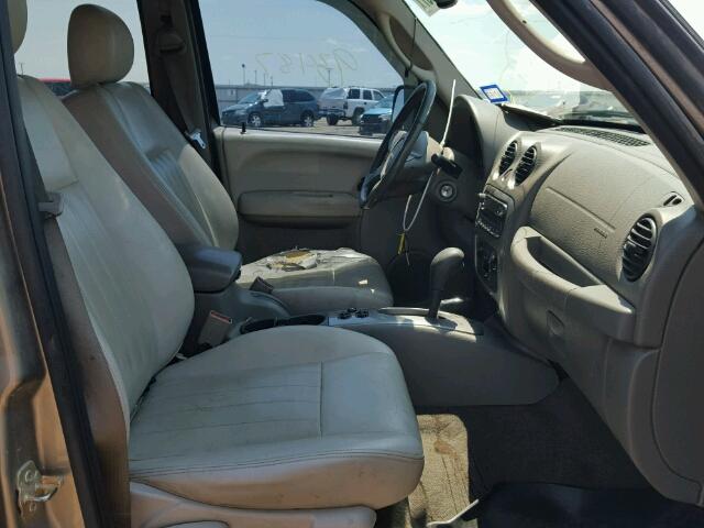 1J4GL38K96W101700 - 2006 JEEP LIBERTY RE GOLD photo 5