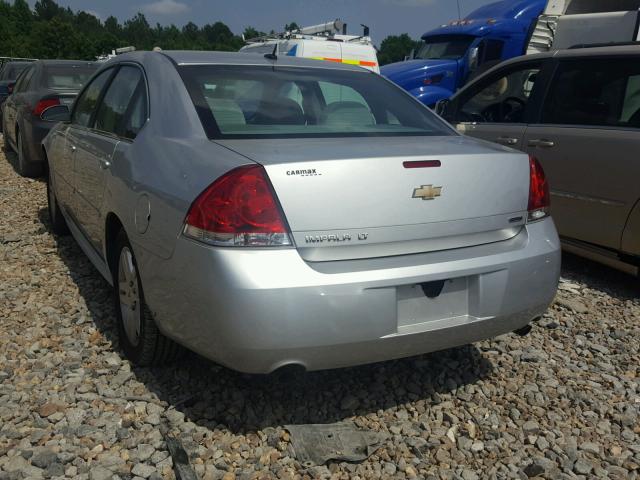 2G1WB5E35E1169777 - 2014 CHEVROLET IMPALA LIM SILVER photo 3