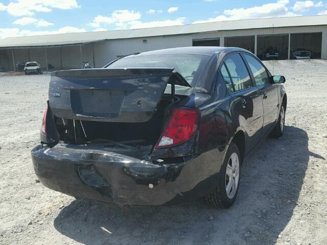 1G8AZ55F16Z176770 - 2006 SATURN ION LEVEL BLACK photo 4