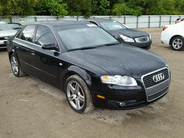 WAUAF78E67A224435 - 2007 AUDI A4 2 BLACK photo 1